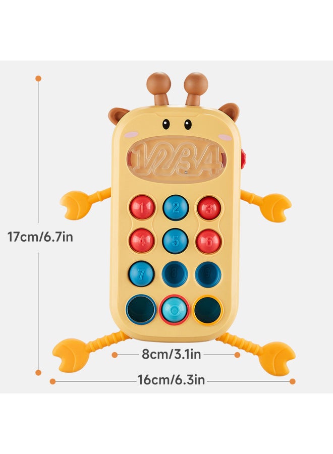 Baby Puzzle Fun Finger Scrambling Toy Pressible Bite Early Education Octopus Lala Toy-Specifications:Rabbit Lalale - Image 5